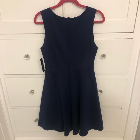 Lulu’s Navy Skater Dress Size L - Picture 4 of 5